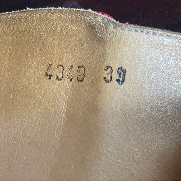 giraudon new york red buckle boots - Picture 9 of 11